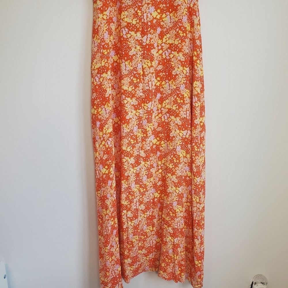 Astr The Label Elsie Orange Floral Dress - Picture 12 of 12